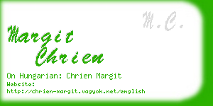 margit chrien business card